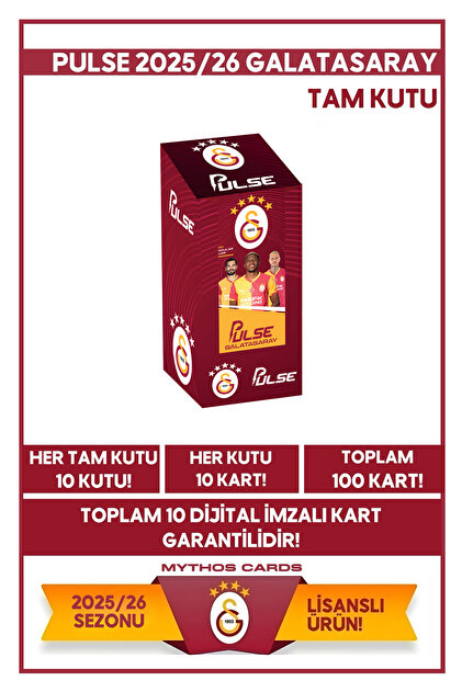 Galatasaray - Mythos Go Futbolcu Kartları Lisanslı